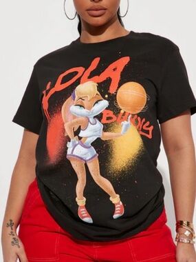 Fashion nova black Lola Bunny Graphic Tee